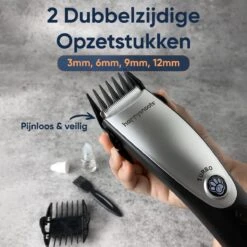 Happysnoots Hondentondeuse Draadloos Voor Dikke Vacht - Tondeuse Hond & Kat - Hondentrimmer - Professioneel Dieren Tondeuse -Huisdier Benodigdheden 1200x1200 210