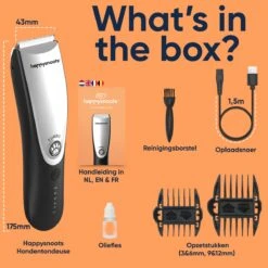Happysnoots Hondentondeuse Draadloos Voor Dikke Vacht - Tondeuse Hond & Kat - Hondentrimmer - Professioneel Dieren Tondeuse -Huisdier Benodigdheden 1200x1200 213