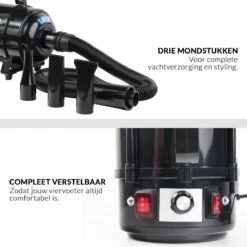 Hondenföhn/Waterblazer - Verstelbare Vermogen Standen (500W Tot 2400W) En Verstelbare Temperatuur - Zwart 17 Hondenföhn/Waterblazer - Verstelbare Vermogen Standen (500W Tot 2400W) En Verstelbare Temperatuur - Zwart -Huisdier Benodigdheden 1200x1200 225