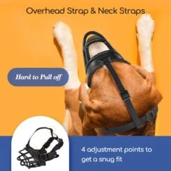 Nobleza Muilkorf Hond - Snuitomtrek 33 - Maat L - Zwart -Huisdier Benodigdheden 1200x1200 238