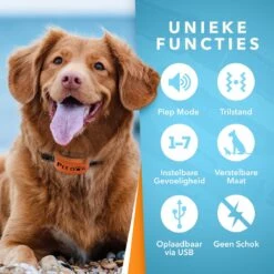 PET DOG® | Anti Blafband Voor Honden | 3 T/m 60 Kg | Oplaadbaar | Anti Blaf Band | Trainingsband | Vibratie En Geluid | Diervriendelijk | Shock Aan/uit Instelbaar -Huisdier Benodigdheden 1200x1200 241