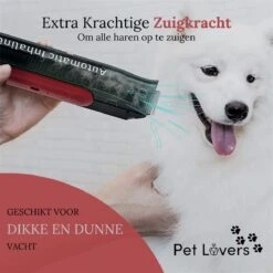 Pet Lovers - Hondentondeuse - Hondentondeuse - Automatische Inhalerende Haren - Dierentondeuse - Hondentrimmer - Hondentondeuse Dikke Vacht - Tondeuse Voor Honden - Hondentondeuse - Draadloos - 2 Opzetkammen - Honden En Katten Tondeuse -Huisdier Benodigdheden 1200x1200 26