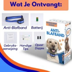 MyPets™ Anti-blafband - Anti Blaf Apparaat - Voor Kleine Honden En Grote Honden - Diervriendelijk - Opvoedingshalsband - Trainingshalsband - 2022/2023 Versie - Inclusief Batterijen -Huisdier Benodigdheden 1200x1200 284