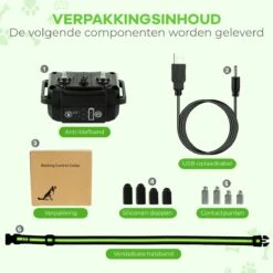 Petz - Anti Blafband - Anti Blafband Voor Kleine En Grote Honden - 5-55 KG - Vibratie En Audio - Diervriendelijk - GEEN Schokken - Opvoedingshalsband Zonder Schok En Diervriendelijk - Waterdicht - Oplaadbaar -Huisdier Benodigdheden 1200x1200 293