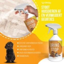 Petsly Urine Stop Spray - Dierentoilet - Voor Zindelijkheid Training, Puppytraining. Voorkomt Markeren - 500ml -Huisdier Benodigdheden 1200x1200 314