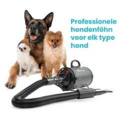 Qumax Professionele Hondenföhn Met 4 Opzetstukken – Waterblazer Voor Honden – Stil Design – Compact En Modern - Zwart -Huisdier Benodigdheden 1200x1200 36