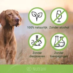 Nutrani Geurverwijderaar, 750 Ml, Natuurlijke Enzymreiniger Als Gebruiksklare Spray Met Biologische Werking, Verwijdert Geurtjes, Urine, Poep En Vlekken Van Honden En Katten -Huisdier Benodigdheden 1200x1200 397
