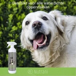 Nutrani Geurverwijderaar, 750 Ml, Natuurlijke Enzymreiniger Als Gebruiksklare Spray Met Biologische Werking, Verwijdert Geurtjes, Urine, Poep En Vlekken Van Honden En Katten -Huisdier Benodigdheden 1200x1200 398