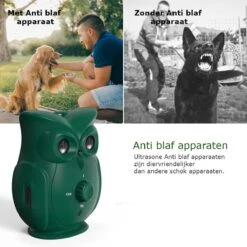 Bolify - Anti Blaf Apparaat - Anti Blafband - Anti Blaf - Zonder Schok - Diervriendelijk - Ultrasoon - Uil Model 12 Bolify - Anti Blaf Apparaat - Anti Blafband - Anti Blaf - Zonder Schok - Diervriendelijk - Ultrasoon - Uil Model -Huisdier Benodigdheden 1200x1200 435