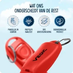 VEDIC® - Luxe Clicker Met Fluit - Clickertraining - Rood - Bevestigingsring - Fluit - Hondentraining 11 VEDIC® - Luxe Clicker Met Fluit - Clickertraining - Rood - Bevestigingsring - Fluit - Hondentraining -Huisdier Benodigdheden 1200x1200 496