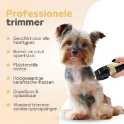 Woodoro Professionele 2-in-1 Hondentondeuse Voor Dikke Vacht – Draadloze Honden Tondeuse & Hondentrimmer – Stille Tondeuse Katten & Honden Trimset -Huisdier Benodigdheden 1200x1200 5