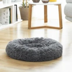 InnovaGoods - Dierenmand - 60cm - Hondenmand - Kattenmand - Fluffy - Anti Stress - Extra Zacht - Anti Slip - Grijs -Huisdier Benodigdheden 1200x1200 787