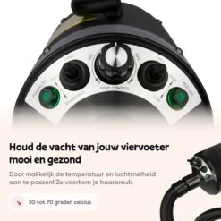 Captain Pup's Professionele Hondenföhn Met 4 Opzetstukken - Bijgeleverde Hondenborstel - Waterblazer Voor Honden - Zwart -Huisdier Benodigdheden 1200x1200 9