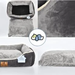 Bella & Balu Hondenbed - Verschillende Maten Voor Kleine, Middelgrote En Grote Honden | XS | Hondenbank Inclusief Verwijderbaar Honden Kussen - Pluizig, Warm, Wasbaar, Gewatteerd -Huisdier Benodigdheden 1200x1200 915