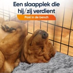 Happysnoots Hondenkussen 70 X 50cm - Hondenbed - Donut Dog Bed - Fluffy - Grijs - Wasbaar 19 Happysnoots Hondenkussen 70 X 50cm - Hondenbed - Donut Dog Bed - Fluffy - Grijs - Wasbaar -Huisdier Benodigdheden 1200x1200 918