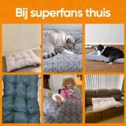 Happysnoots Hondenkussen 70 X 50cm - Hondenbed - Donut Dog Bed - Fluffy - Grijs - Wasbaar 26 Happysnoots Hondenkussen 70 X 50cm - Hondenbed - Donut Dog Bed - Fluffy - Grijs - Wasbaar -Huisdier Benodigdheden 1200x1200 925
