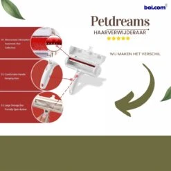 Merkloos Pluizenborstel - Pluizenverwijderaar Voor Huisdieren - Haarverwijderaar Voor Huisdieren - Pluizenborstel - Kattenmand - Hondenmand - Ontpluizer Bank - Ontpluizer Tapijt -Huisdier Benodigdheden 1200x1200 96