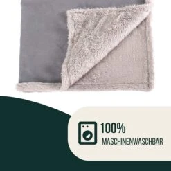 Happilax Fluffy Hondendeken Voor Auto & Bank, Wasbare Hondenmat Voor Op Reis, Grijs, L -Huisdier Benodigdheden 1200x1200 984