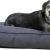 Snoozle Orthopedische Hondenmand - Zacht En Luxe Hondenkussen - Hondenbed - Wasbaar - Hondenmanden - 100 X 70 Cm - Stormy Grey -Huisdier Benodigdheden 1200x514