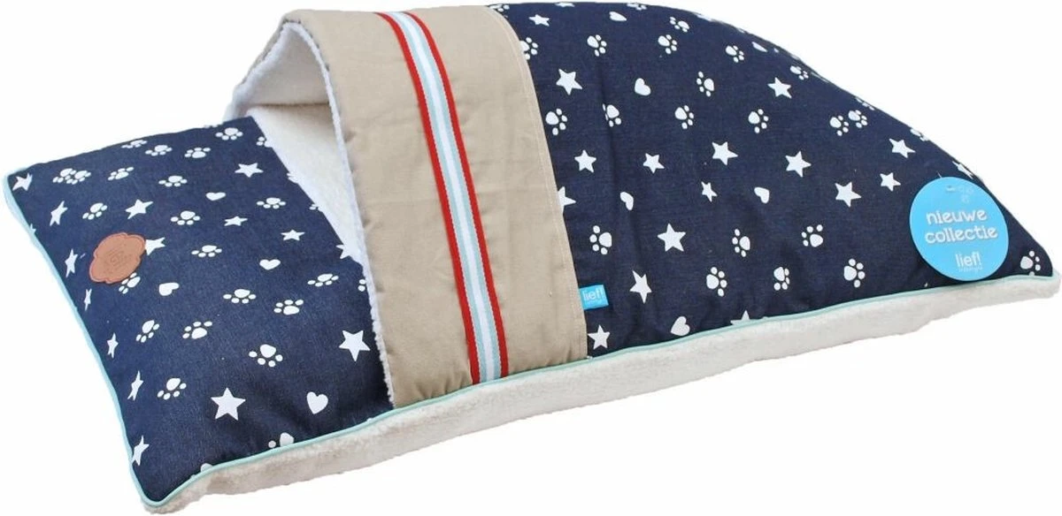 Lief! Kussen Met Slaapzak Unisex - Maat: 87 Cm (L) X 52 Cm (B) 3 Lief! Kussen Met Slaapzak Unisex - Maat: 87 Cm (L) X 52 Cm (B)