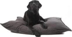 Lex & Max Tivoli - Losse Hoes Voor Hondenkussen - Rechthoek - Antraciet - 100x70cm -Huisdier Benodigdheden 1200x621