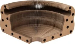 District 70 MAZE 3-in-1 Opvouwbare Kartonnen Kattenmand - Inclusief Catnip Balletje - Voor Slapen, Spelen En Krabben! -Huisdier Benodigdheden 1200x704