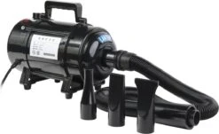 Hondenföhn/Waterblazer - Verstelbare Vermogen Standen (500W Tot 2400W) En Verstelbare Temperatuur - Zwart 13 Hondenföhn/Waterblazer - Verstelbare Vermogen Standen (500W Tot 2400W) En Verstelbare Temperatuur - Zwart -Huisdier Benodigdheden 1200x733