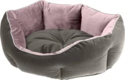 Ferplast Dierenmand Queen 60 X 46 Cm Fluweel Roze -Huisdier Benodigdheden 1200x768