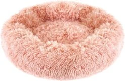 Studio Proud - Donut Mand - Honden En Katten Slaapbed - 50 Cm Roze - Pluche Hondenmand - Verkrijgbaar In Verschillende Maten En Kleuren