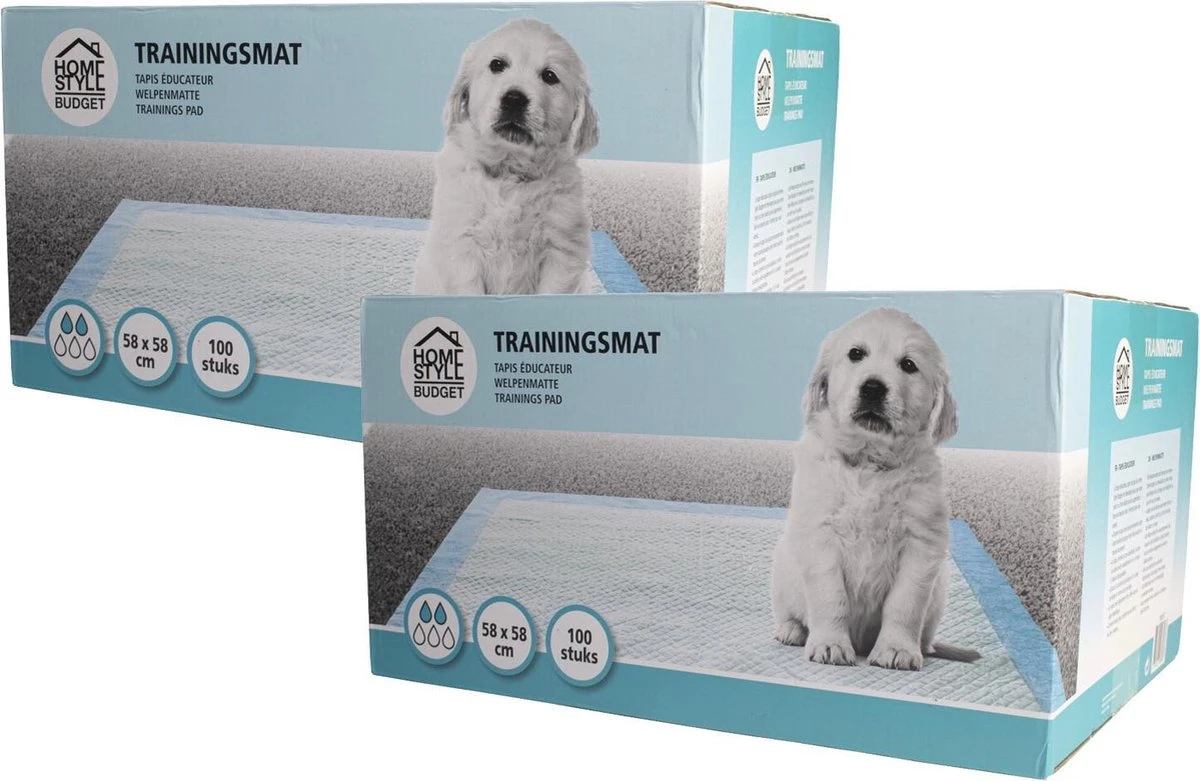 Homestyle Budget Trainingsmat - Zindelijkstraining - 2 X 100 Stuks 58x58 Cm 4 Homestyle Budget Trainingsmat - Zindelijkstraining - 2 X 100 Stuks 58x58 Cm - Afbeelding 2