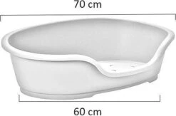 Flamingo - Hondenmand Domus - Grijs - M - 70 X 47 X 22 Cm -Huisdier Benodigdheden 1200x792 1