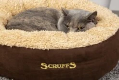 Scruffs Cosy Kattenmand - Comfortabel En Voordelig Met Zachte Binnenvoering En Imitatie Suède Buitenvoering - 3 Kleuren - Ø 45 Cm - Karamel -Huisdier Benodigdheden 1200x800 36