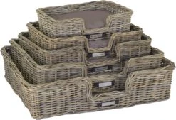 Happy-House Rieten Hondenmand - XL - 90 X 70 Cm Incl Kussen -Huisdier Benodigdheden 1200x822 2