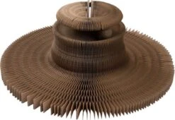 District 70 MAZE 3-in-1 Opvouwbare Kartonnen Kattenmand - Inclusief Catnip Balletje - Voor Slapen, Spelen En Krabben! -Huisdier Benodigdheden 1200x826