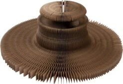 District 70 MAZE 3-in-1 Opvouwbare Kartonnen Kattenmand - Inclusief Catnip Balletje - Voor Slapen, Spelen En Krabben! -Huisdier Benodigdheden 1200x827