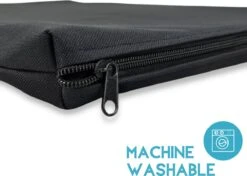 Topmast Waterproof Benchkussen - Nylon - Zwart - 90 X 60 Cm - Benchmat - Benchmatras - Waterafstotend - Hondenkussen -Huisdier Benodigdheden 1200x854 1