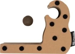 District 70 MAZE 3-in-1 Opvouwbare Kartonnen Kattenmand - Inclusief Catnip Balletje - Voor Slapen, Spelen En Krabben! -Huisdier Benodigdheden 1200x865