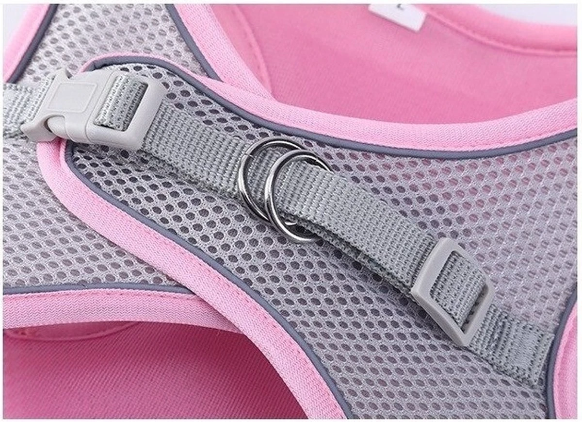 Hondentuigje Voor Kleine Puppy's & Kleine Honden - Blauw - Maat M 8 Hondentuigje Voor Kleine Puppy's & Kleine Honden - Blauw - Maat M - Afbeelding 6