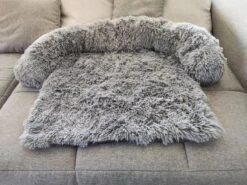 Kussen Voor Hond Of Meerdere Katten | Fluffy Dierenkussen Van Pluche | Kat | Bank | Mand | Hondenmand Of Kattenmand | Hondendeken & Bankbeschermer Max. 20 Kg | Donkergrijs | Maat L -Huisdier Benodigdheden 1200x900 7