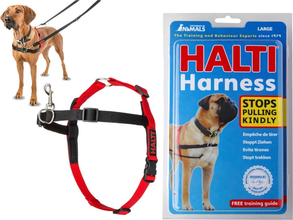 Company Of Animals Halti Harnass - Anti Trektuigje - Hond - Large - Borstomvang Boven De 80 Cm – Zwart 9 Company Of Animals Halti Harnass - Anti Trektuigje - Hond - Large - Borstomvang Boven De 80 Cm – Zwart - Afbeelding 7