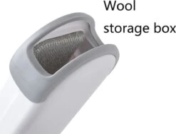 IGOODS - Pet Hair Remover - Hond & Kat Roller Brush - Dubbelzijdig Bont Ontharingsgereedschap Met Zelfreinigende Basis - Reismaatborstel - Voor Kleding - Bank - Tapijt - Autostoel GRIJS -Huisdier Benodigdheden 1200x915