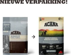 Acana Heritage Adult Small Breed - 6 KG -Huisdier Benodigdheden 1200x928 1