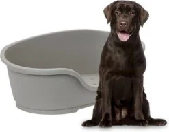 Flamingo - Hondenmand Domus - Grijs - 110 X 74 X 30 Cm -Huisdier Benodigdheden 1200x931