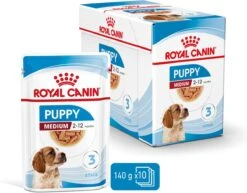 Royal Canin Shn Medium Puppy Pouch - Hondenvoer - 10 X 140 G -Huisdier Benodigdheden 1200x939 2