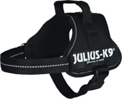 Julius K9 K9®Powertuig, S - Mini, Zwart -Huisdier Benodigdheden 1200x981