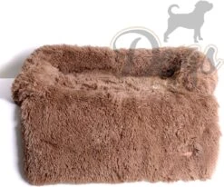 Dogs&Co Zachte Fluffy Hondenmat Voor Bank Maat L Khaki 120x90cm - Hondenmand -Huisdier Benodigdheden 1200x999