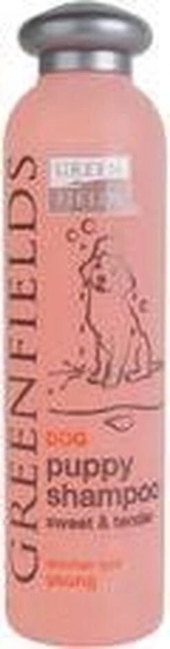 Greenfields - Milde Hondenshampoo Puppy - Zachte Shampoo Met Babypoeder Geur - Inhoud 270 Ml Of 5 Liter - 270 Ml -Huisdier Benodigdheden 315x1200