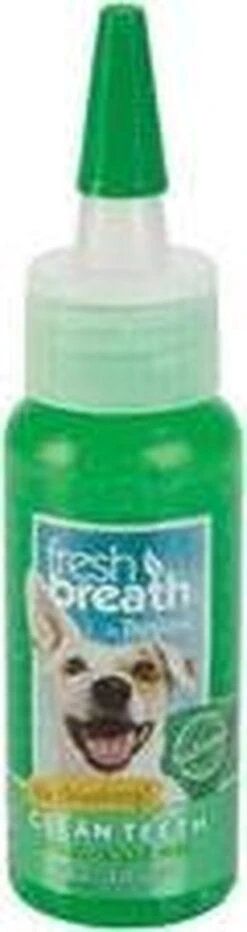 Tropiclean Fresh Breath Clean Teeth Oral Care Gel - Gebitsverzorging - Mint 59 Ml -Huisdier Benodigdheden 318x1200