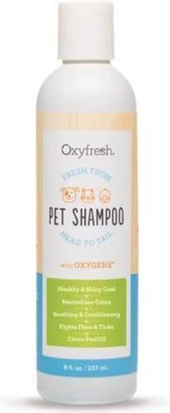 Oxyfresh Pets Hondenshampoo & Kattenshampoo - 237ml - Diervriendelijke Shampoo Voor Honden En Katten Zonder Irriterende Bestanddelen -Huisdier Benodigdheden 493x1200