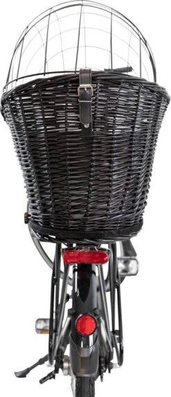 Trixie Fietsmand - Voor Bagagedrager -n35x49x55 Cm - Zwart -Huisdier Benodigdheden 517x1200